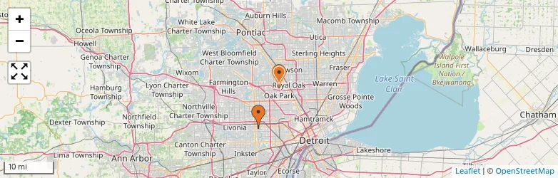 Related schools map
