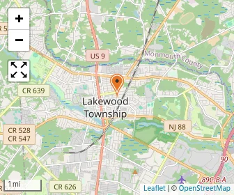 Map of Congregation Yeshiva Yesodei