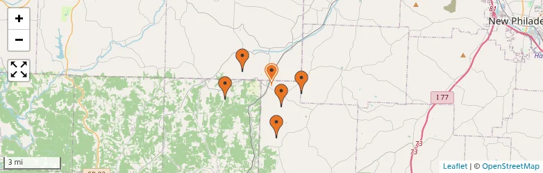 Related schools map