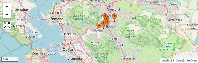 Related schools map