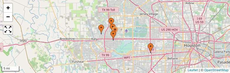 Related schools map