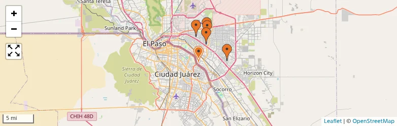 Related schools map