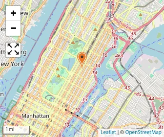 Map of 92nd Street Ym&ywha Nursery School