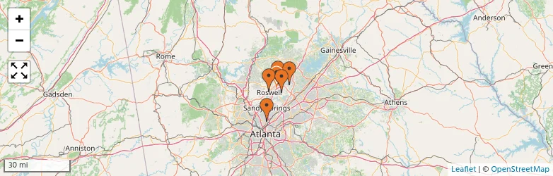 Related schools map