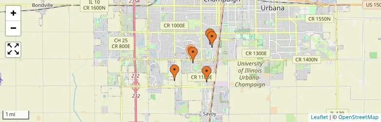 Related schools map