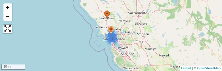 Related schools map