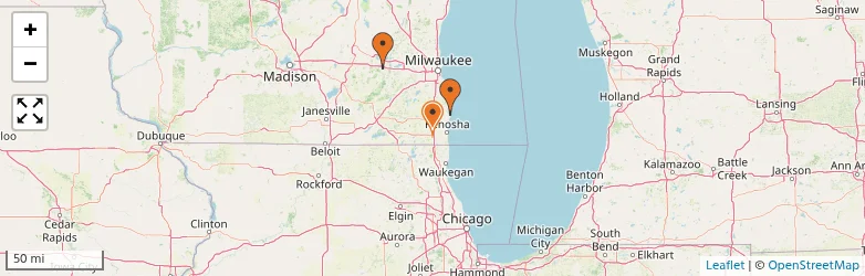 Related schools map
