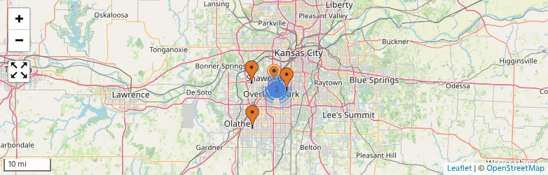 Related schools map