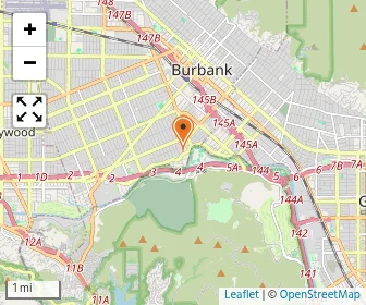 Map of International School of Los Angeles - Burbank
