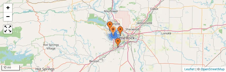 Related schools map