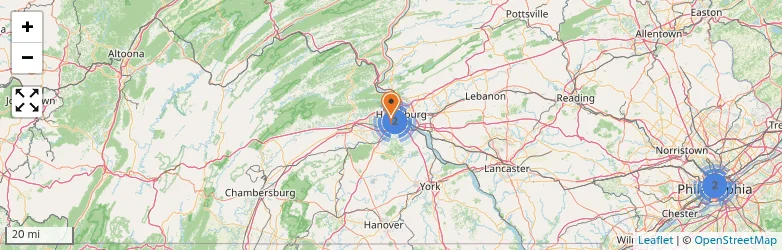 Related schools map