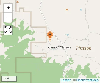 Map of Alamo Navajo Community School