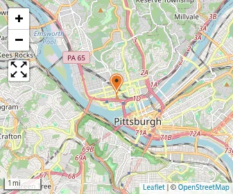 Map of Allegheny Campus Child Development Center