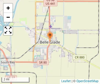 Map of Belle Glade Christian Academy