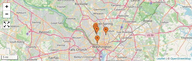 Related schools map