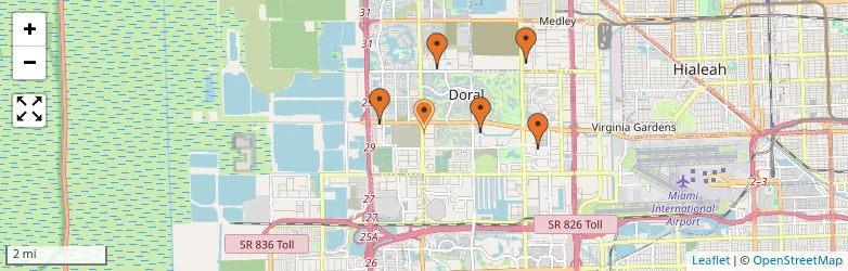 Related schools map