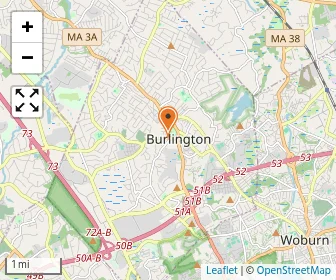 Map of Burlington Montessori School
