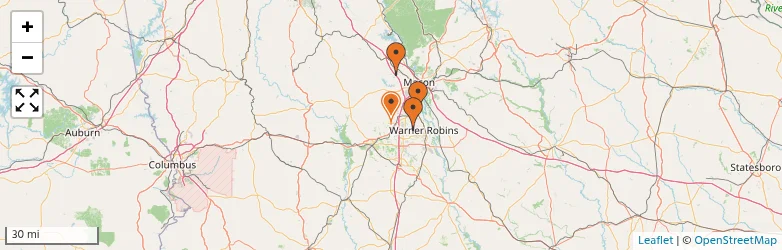 Related schools map