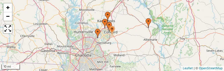 Related schools map
