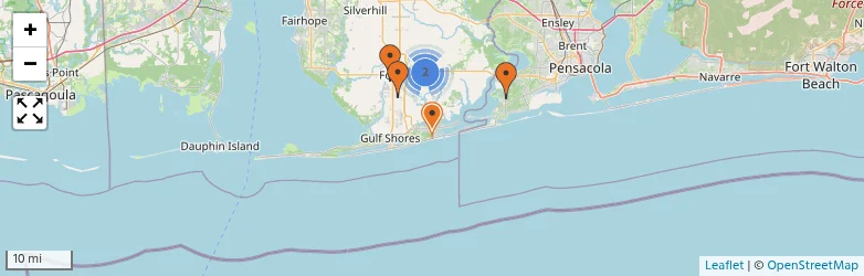 Related schools map