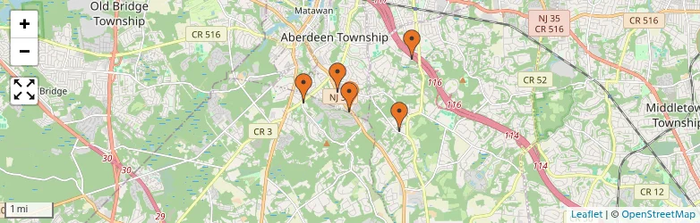 Related schools map