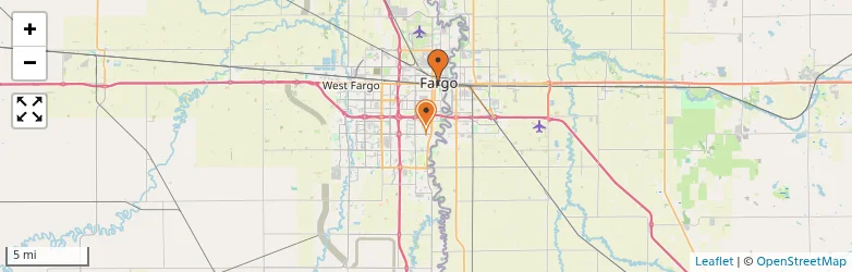 Related schools map