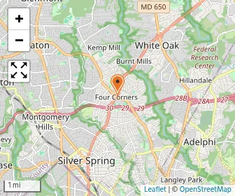 Map of Community School Of Md At Northwood High School