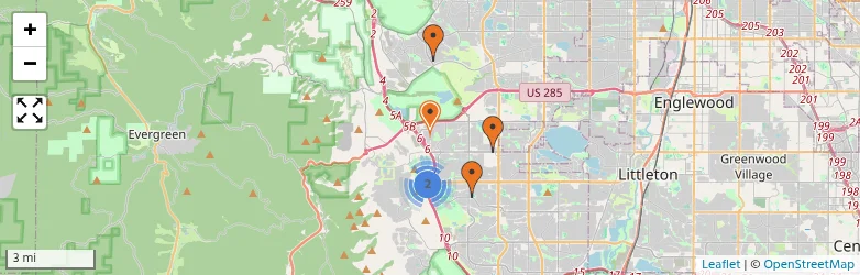 Related schools map