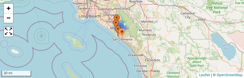Related schools map