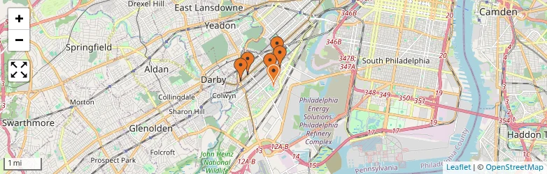 Related schools map