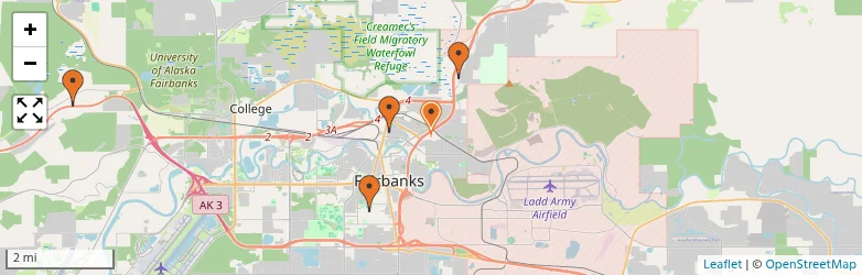 Related schools map