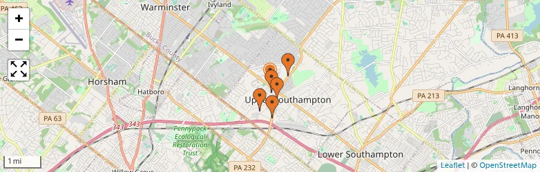 Related schools map