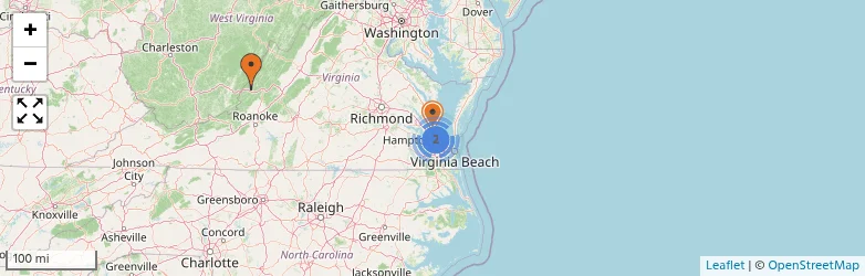 Related schools map