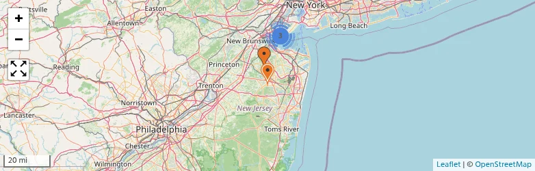 Related schools map