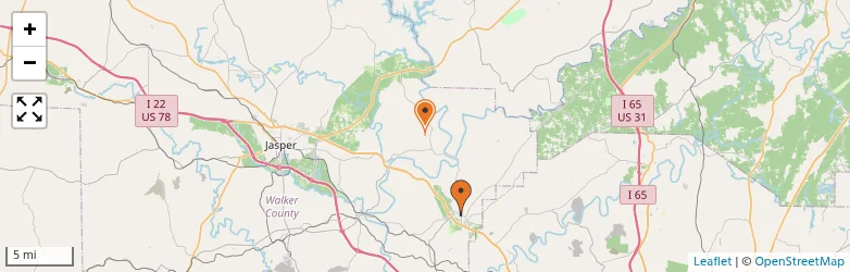 Related schools map