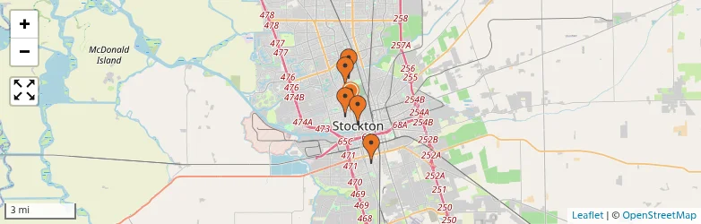 Related schools map