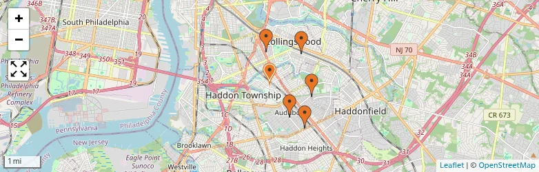 Related schools map