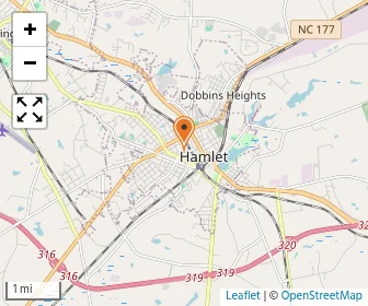 Map of Hamlet Presbyterian Weekday School