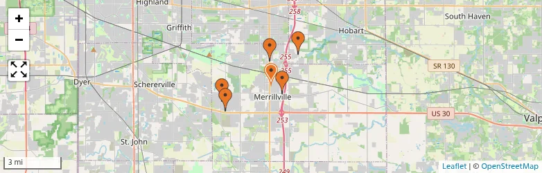Related schools map