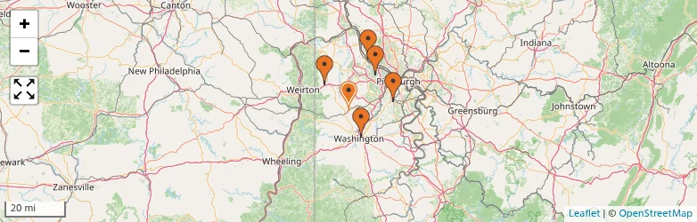 Related schools map
