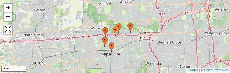 Related schools map