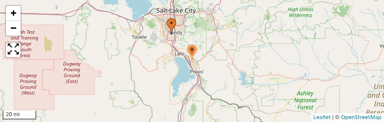 Related schools map