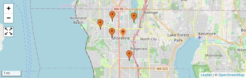 Related schools map