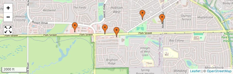Related schools map