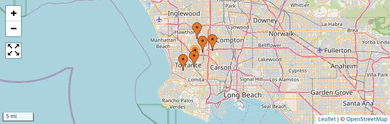 Related schools map