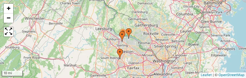 Related schools map