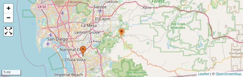 Related schools map