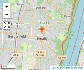 Map of Tenafly Chabad Academy