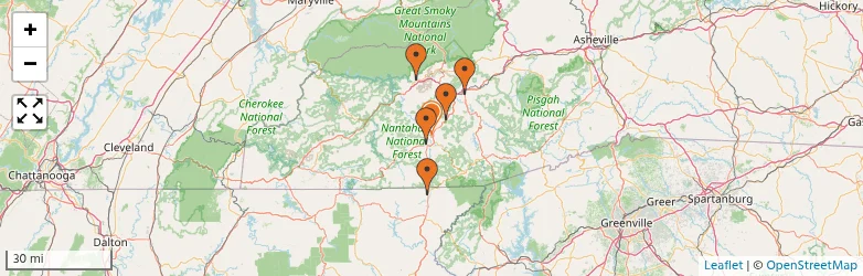 Related schools map