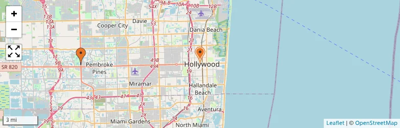 Related schools map